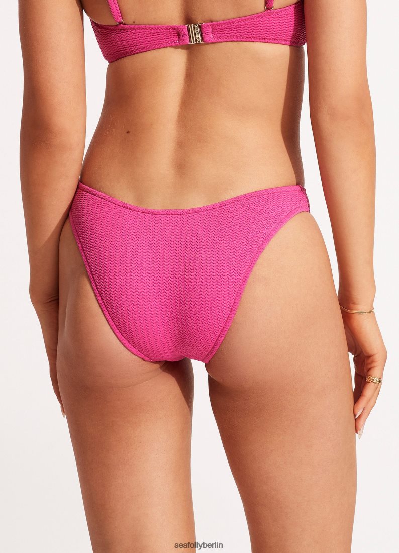 Badebekleidung Seafolly Hose mit hohem Schnitt für den Meerestauchgang Fuchsia-Rose Frauen 6RVZTV274