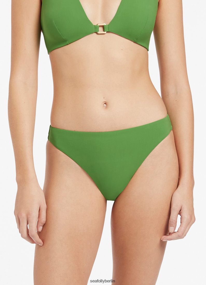 Badebekleidung Seafolly Jetset-Hose mit hohem Beinausschnitt Palme Frauen 6RVZTV605