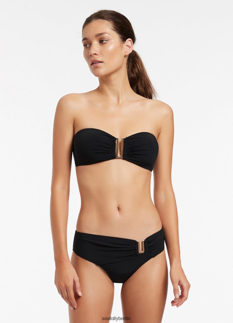 Badebekleidung Seafolly Jetset U Trim Mid Pant tiefes Marineblau Frauen 6RVZTV323