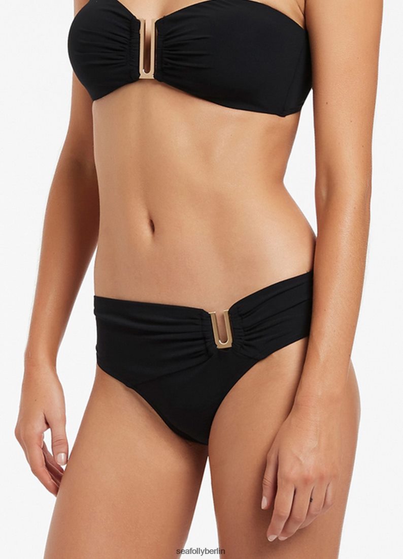 Badebekleidung Seafolly Jetset U Trim Mid Pant tiefes Marineblau Frauen 6RVZTV323