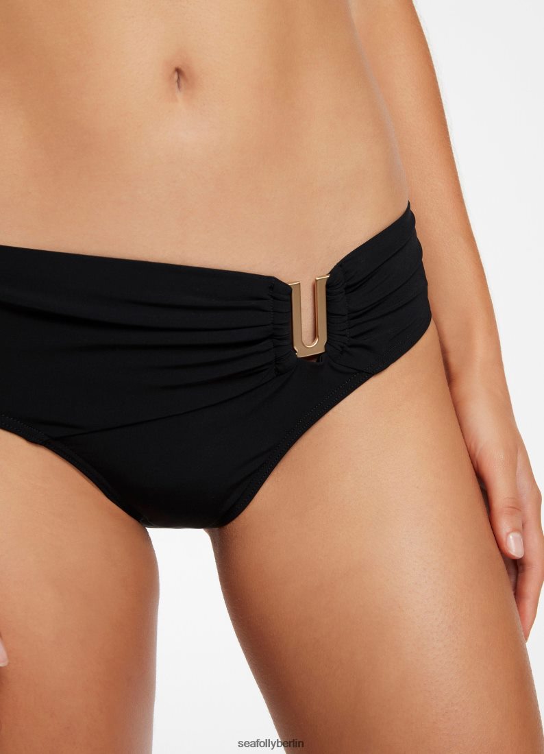 Badebekleidung Seafolly Jetset U Trim Mid Pant tiefes Marineblau Frauen 6RVZTV323