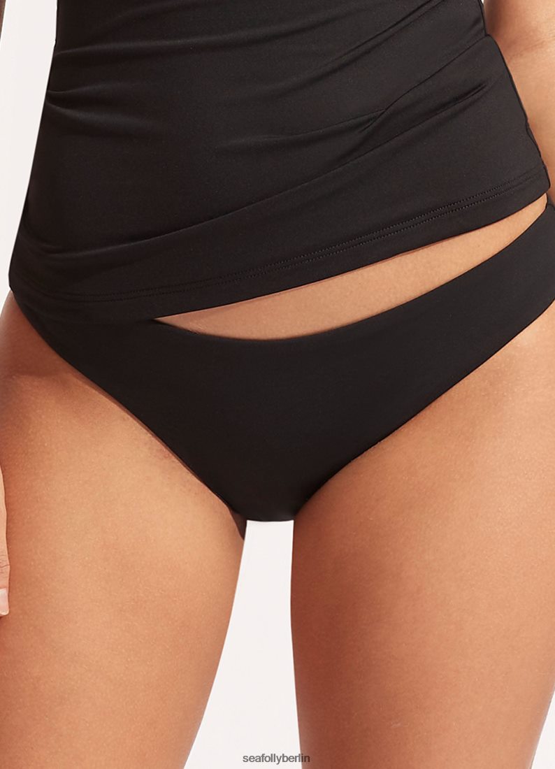 Badebekleidung Seafolly Kollektive Hipster-Hose Schwarz Frauen 6RVZTV197