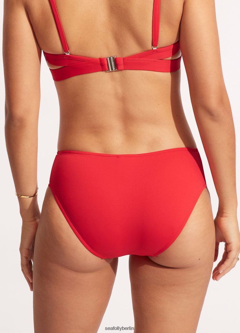 Badebekleidung Seafolly Kollektive Hipster-Hose mit mehreren Trägern Chili rot Frauen 6RVZTV236