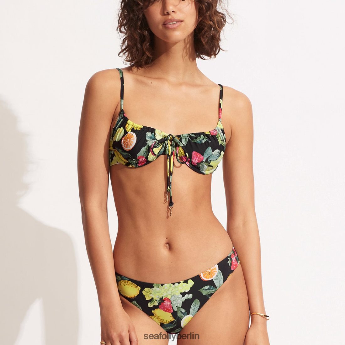 Badebekleidung Seafolly Lemoncello Hipster-Hose Schwarz Frauen 6RVZTV628