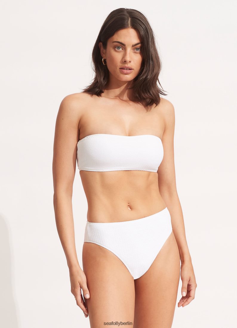 Badebekleidung Seafolly Meerestauchhose mit hohem Bund Weiß Frauen 6RVZTV320