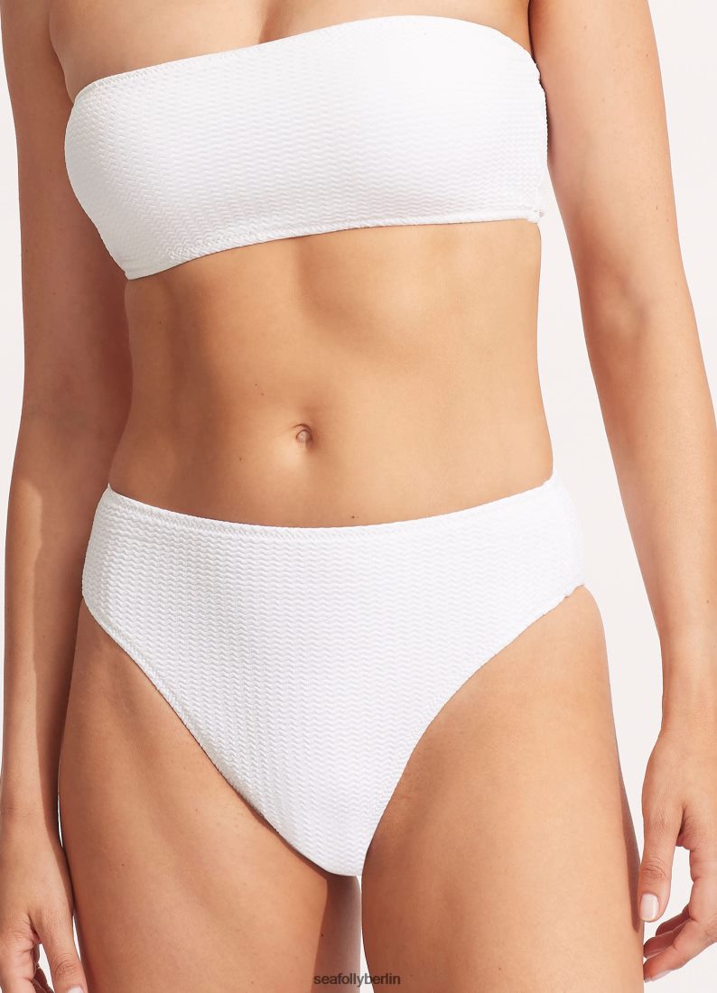 Badebekleidung Seafolly Meerestauchhose mit hohem Bund Weiß Frauen 6RVZTV320