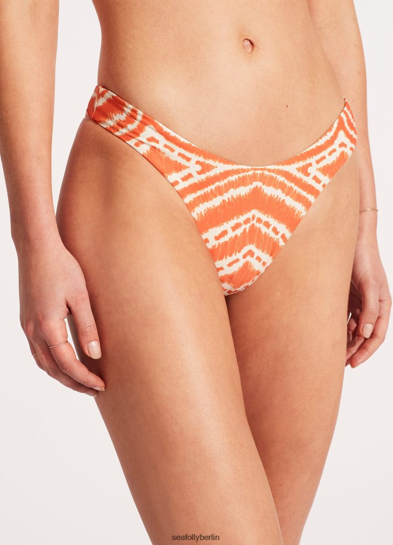 Badebekleidung Seafolly Sansibar hoch geschnittene Rio-Hose Mandarin Frauen 6RVZTV461