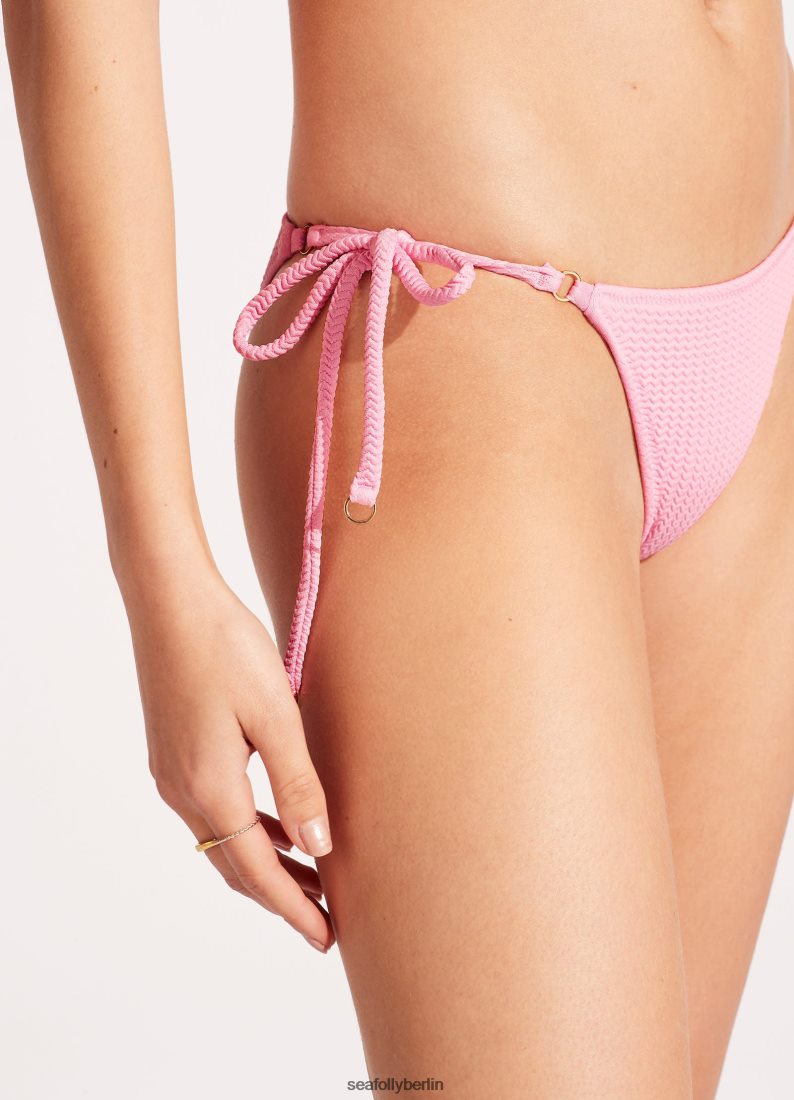 Badebekleidung Seafolly Sea Dive Rio-Hose mit seitlicher Schnürung Parfaitrosa Frauen 6RVZTV393
