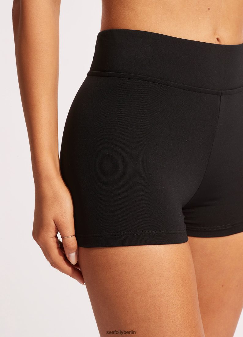 Badebekleidung Seafolly kollektive Boyleg-Hose Schwarz Frauen 6RVZTV249