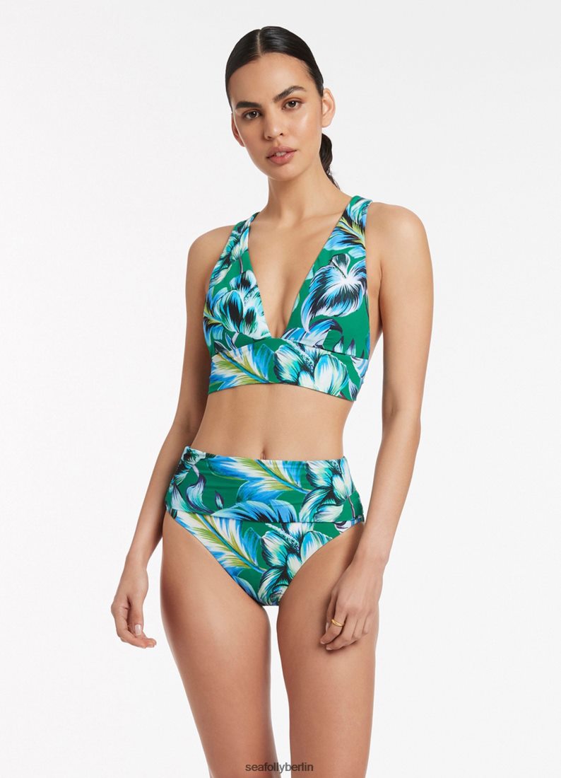 Badebekleidung Seafolly viva Falthose Smaragd Frauen 6RVZTV626