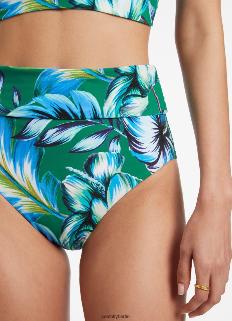 Badebekleidung Seafolly viva Falthose Smaragd Frauen 6RVZTV626