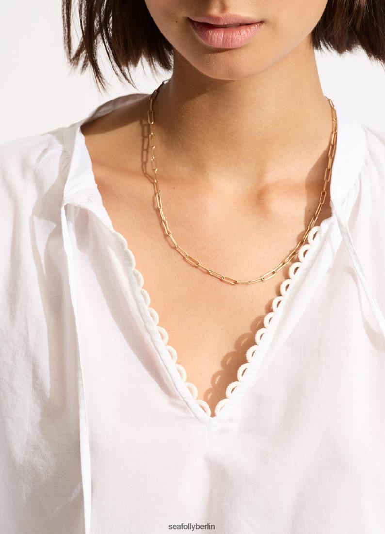 Kleidung Seafolly Oberteil mit Eden-Stickerei Weiß Frauen 6RVZTV737