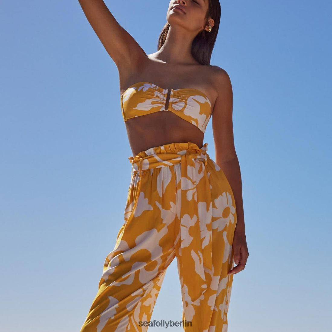 Kleidung Seafolly Emporio fließende Hose Ringelblume Frauen 6RVZTV756