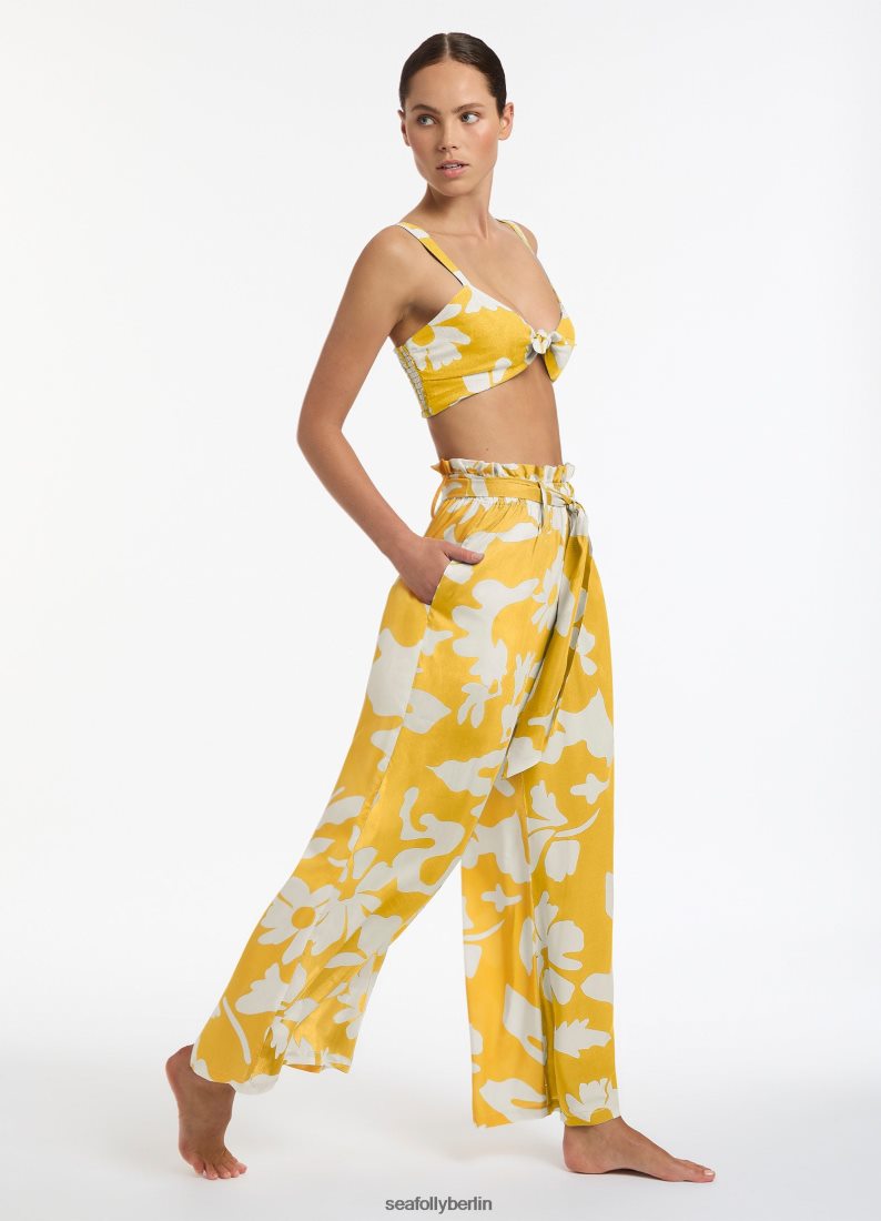 Kleidung Seafolly Emporio fließende Hose Ringelblume Frauen 6RVZTV756