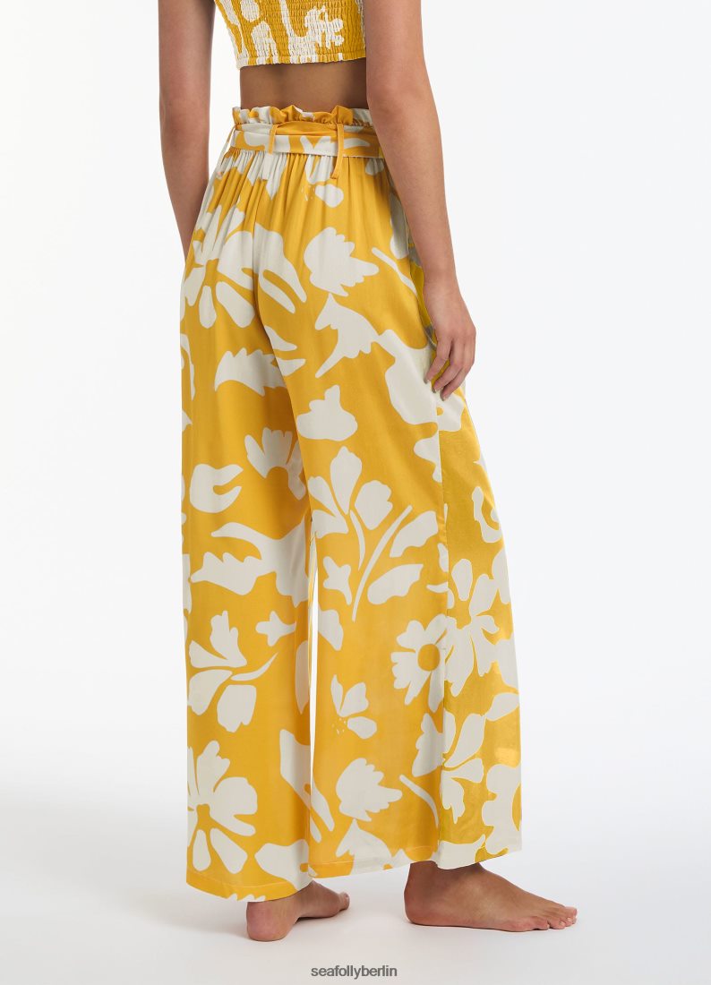 Kleidung Seafolly Emporio fließende Hose Ringelblume Frauen 6RVZTV756