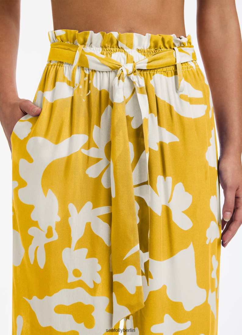 Kleidung Seafolly Emporio fließende Hose Ringelblume Frauen 6RVZTV756