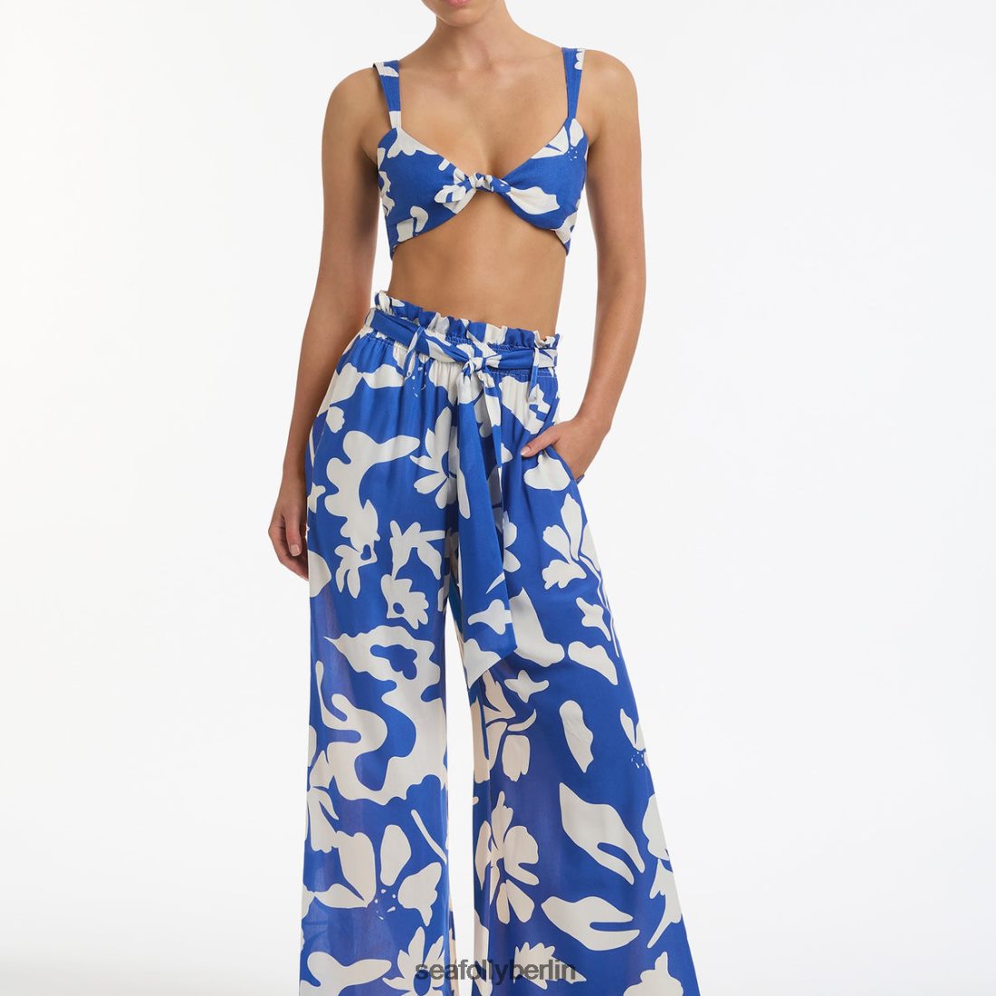 Kleidung Seafolly Emporio fließende Hose Saphir Frauen 6RVZTV757