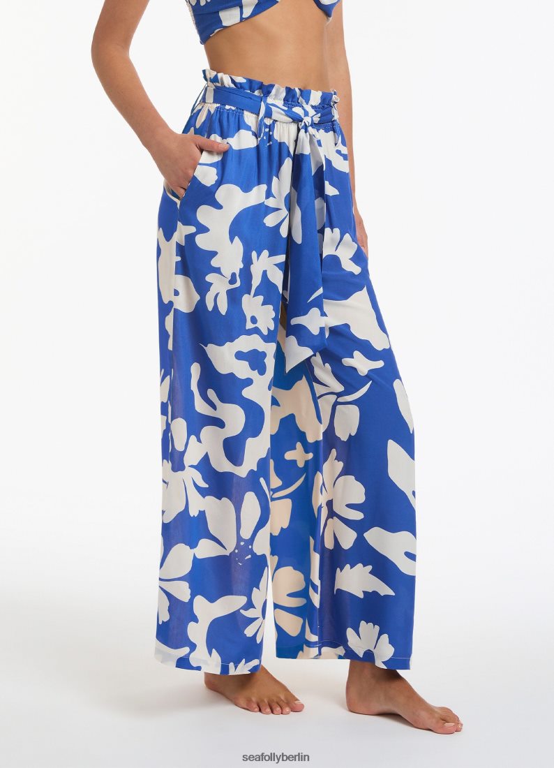 Kleidung Seafolly Emporio fließende Hose Saphir Frauen 6RVZTV757
