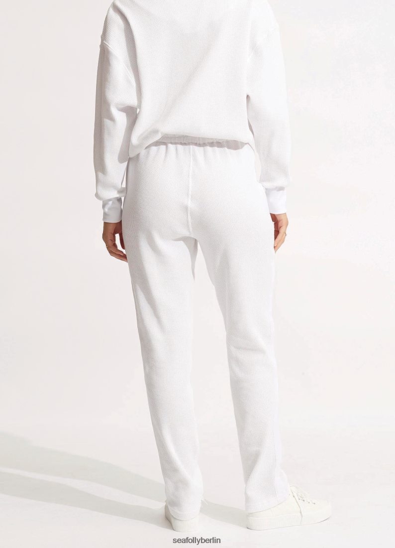 Kleidung Seafolly Waffelhose Weiß Frauen 6RVZTV664