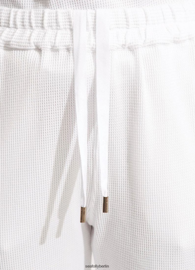 Kleidung Seafolly Waffelhose Weiß Frauen 6RVZTV664