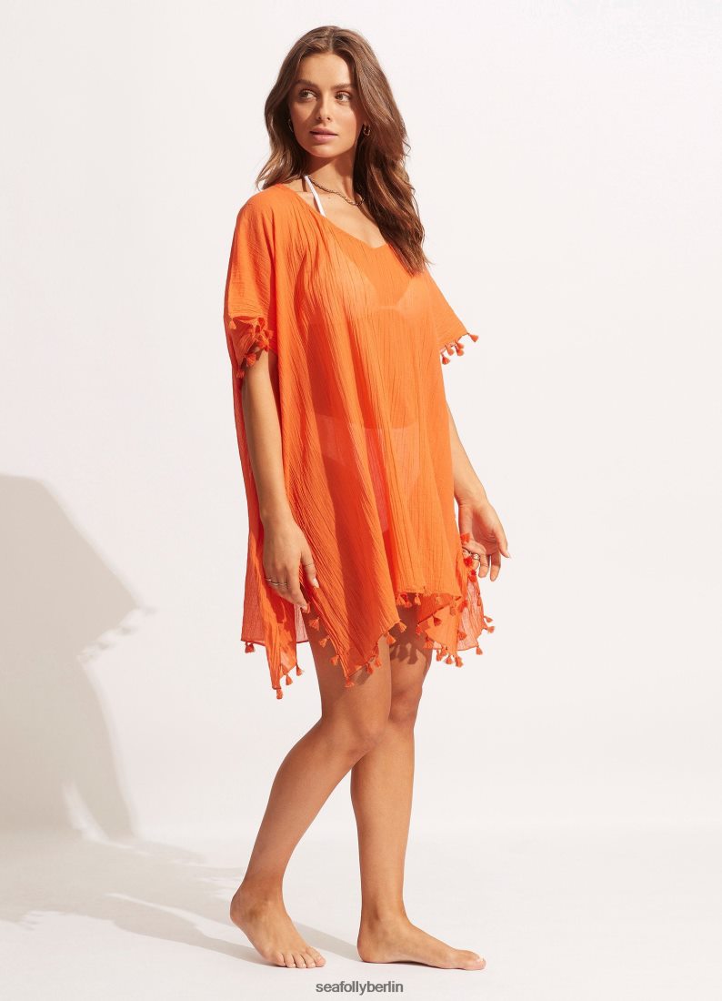 Kleidung Seafolly Amnesie-Kaftan Mandarin Frauen 6RVZTV713