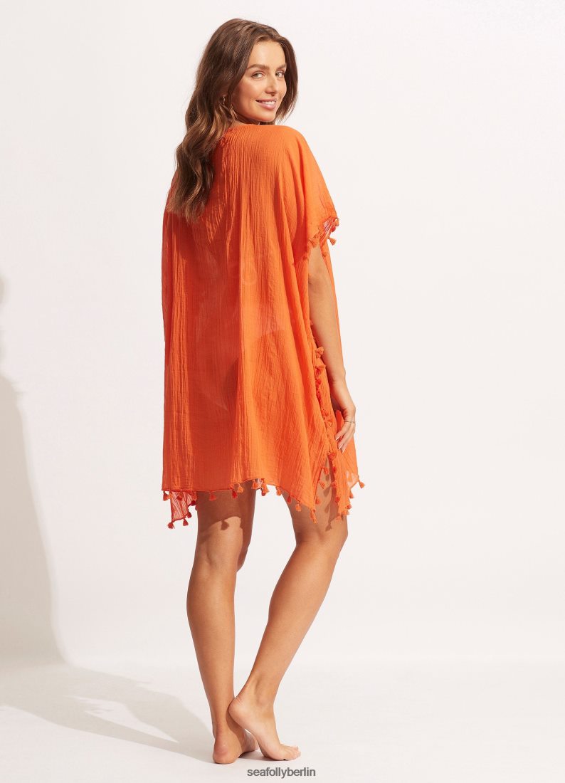Kleidung Seafolly Amnesie-Kaftan Mandarin Frauen 6RVZTV713