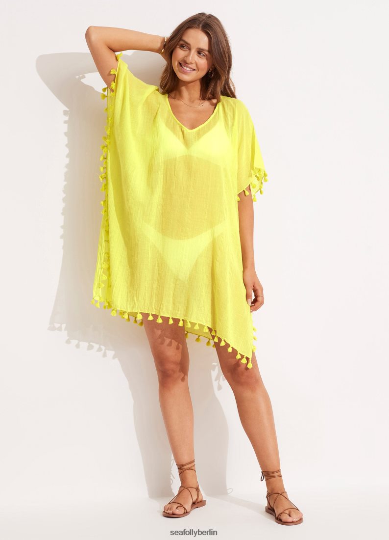 Kleidung Seafolly Amnesie-Kaftan Sellerie Frauen 6RVZTV714