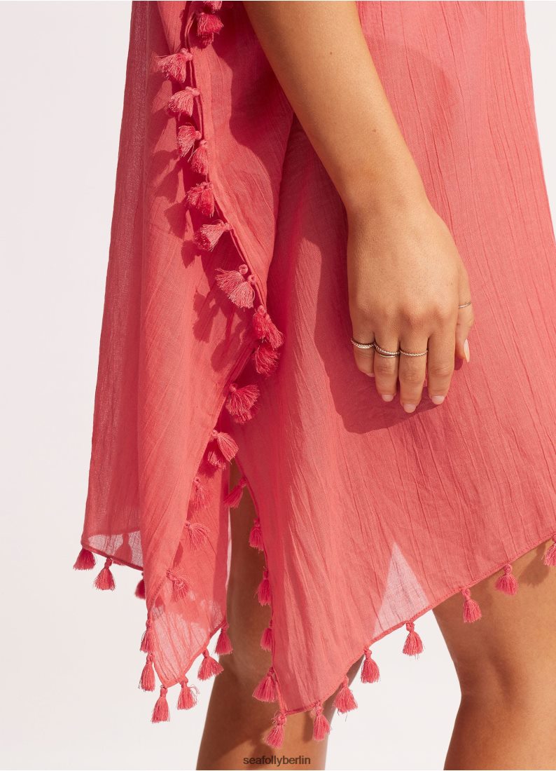 Kleidung Seafolly Amnesie-Kaftan sonnengeküsste Koralle Frauen 6RVZTV709