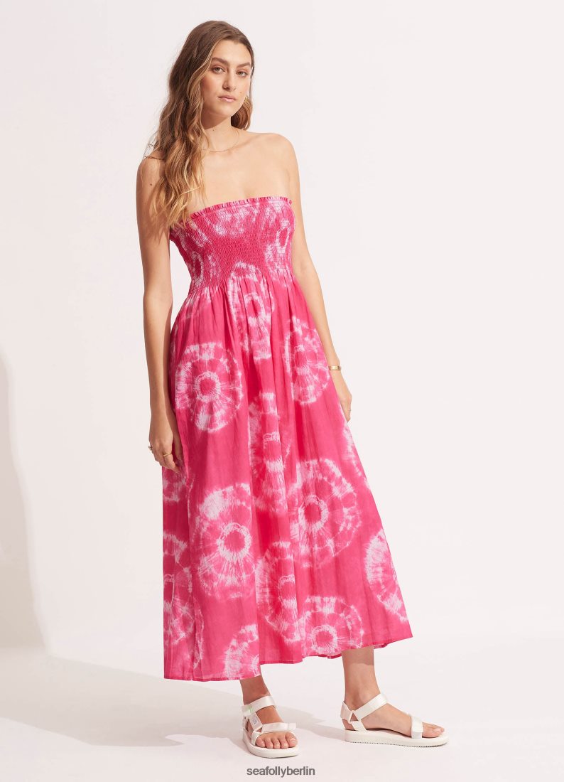 Kleidung Seafolly Batik-Maxirock/Kleid Rosa Frauen 6RVZTV696