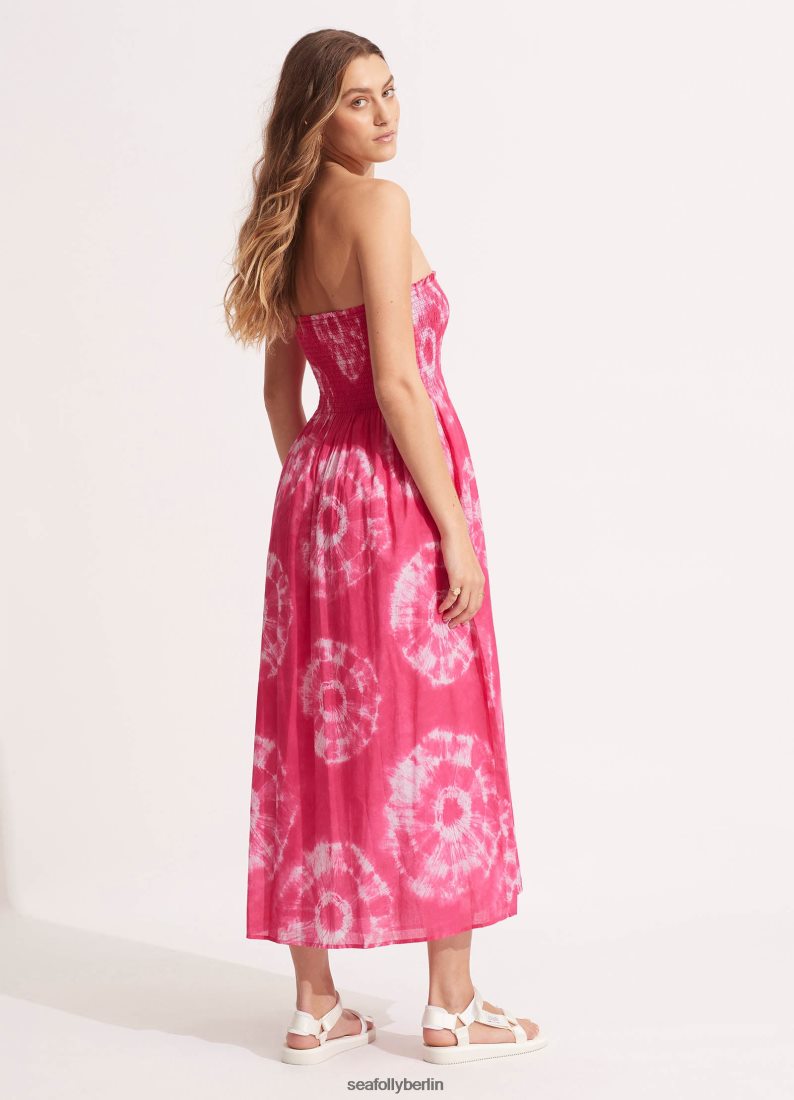 Kleidung Seafolly Batik-Maxirock/Kleid Rosa Frauen 6RVZTV696