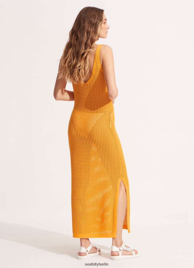 Kleidung Seafolly Byron-Strickkleid Steinmelone Frauen 6RVZTV650