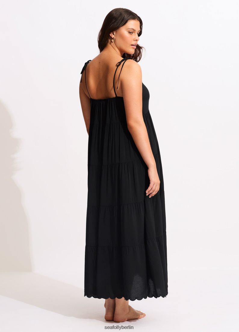 Kleidung Seafolly Gia Jakobsmuschel Midi Schwarz Frauen 6RVZTV684