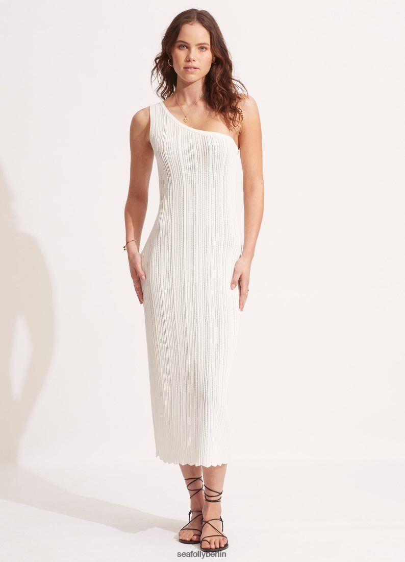 Kleidung Seafolly Häkelstrickkleid Weiß Frauen 6RVZTV661