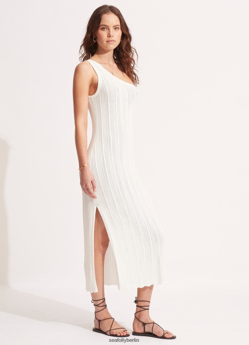 Kleidung Seafolly Häkelstrickkleid Weiß Frauen 6RVZTV661