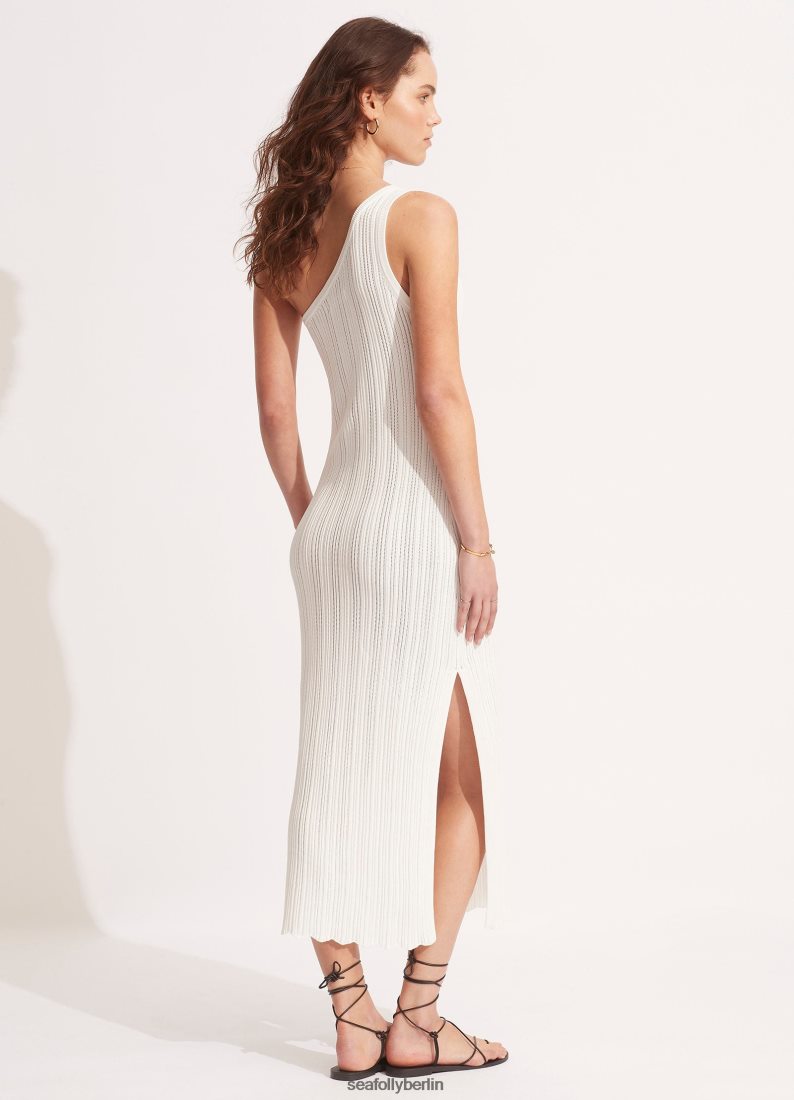 Kleidung Seafolly Häkelstrickkleid Weiß Frauen 6RVZTV661