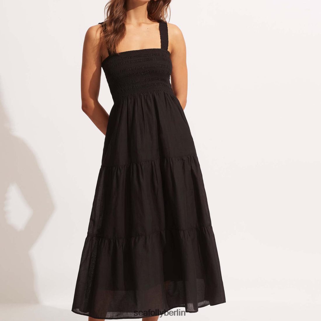 Kleidung Seafolly Strandhauskleid Schwarz Frauen 6RVZTV676