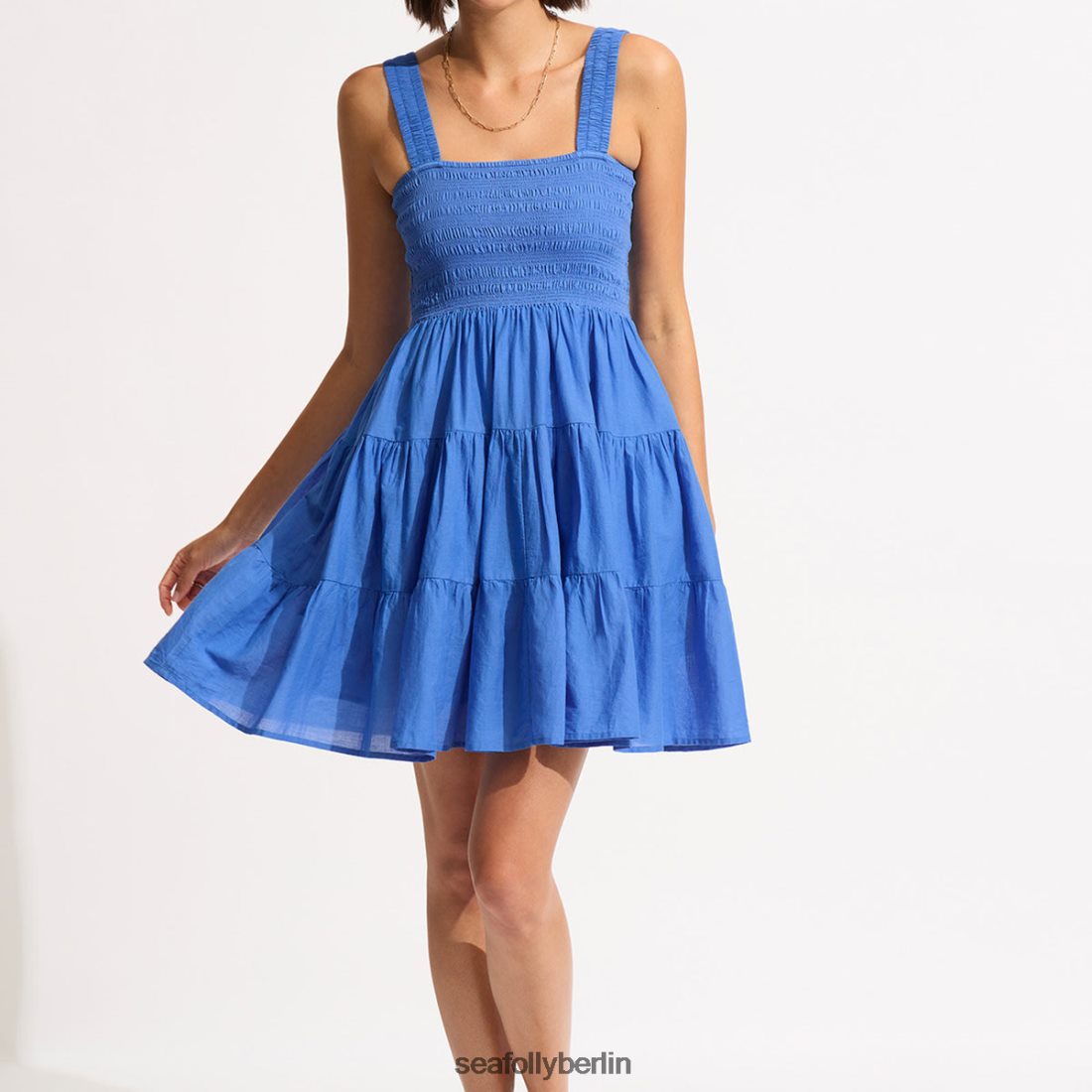 Kleidung Seafolly treues Minikleid azurblau Frauen 6RVZTV669