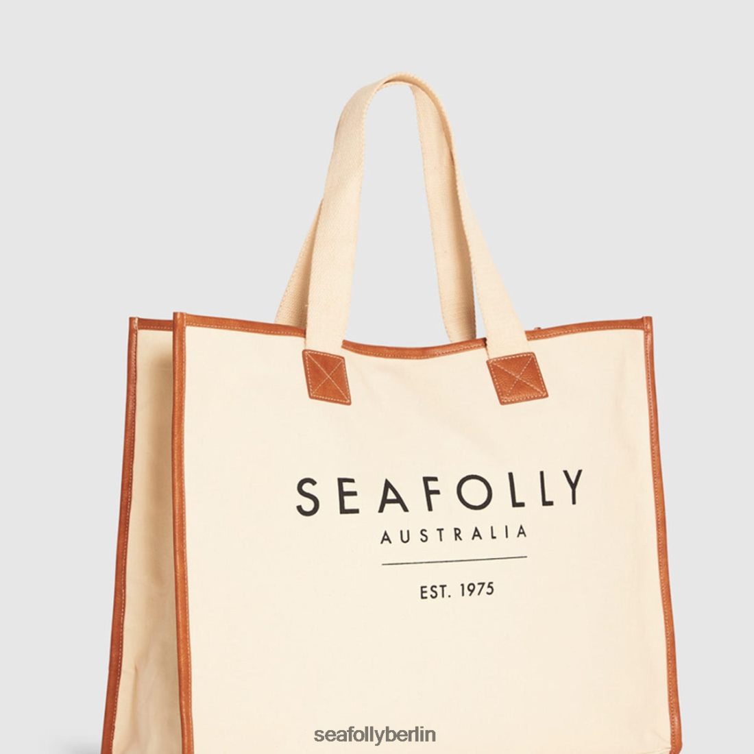 Zubehör Seafolly Canvas-Einkaufstasche Sand Frauen 6RVZTV763