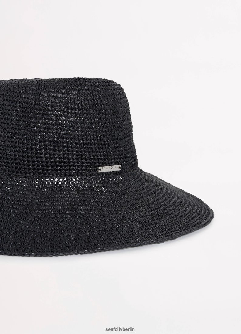 Zubehör Seafolly Sierra Fischerhut Schwarz Frauen 6RVZTV784