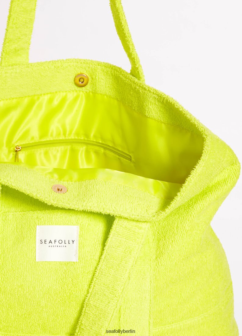 Zubehör Seafolly Strandtasche aus Frottee Wilde Linde Frauen 6RVZTV769