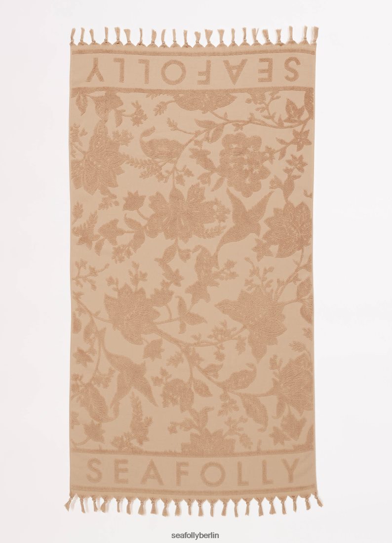 Zubehör Seafolly Strandtuch aus Seidenstraßen-Jacquard Kamel Frauen 6RVZTV772