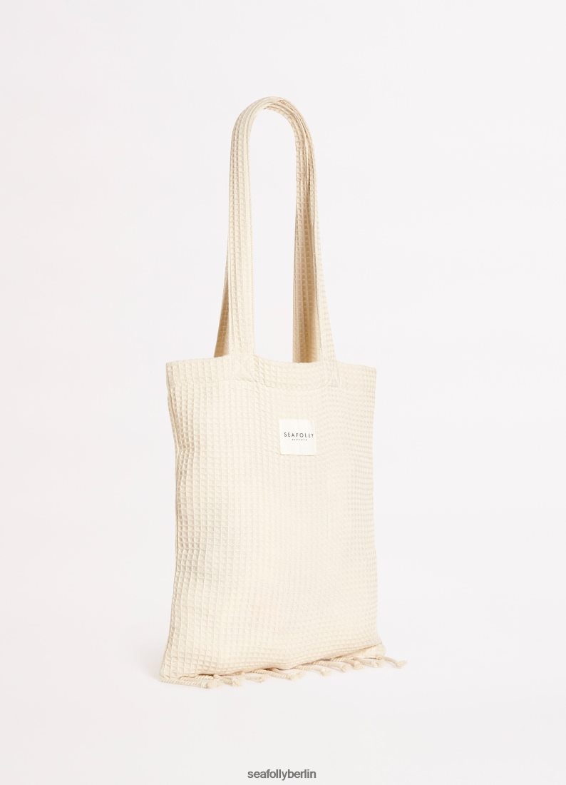 Zubehör Seafolly Waffelhandtuch- und Tragetaschenset Sand Frauen 6RVZTV770