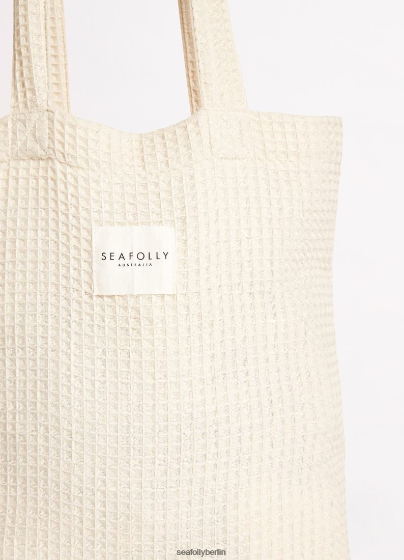Zubehör Seafolly Waffelhandtuch- und Tragetaschenset Sand Frauen 6RVZTV770