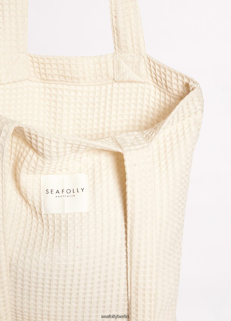 Zubehör Seafolly Waffelhandtuch- und Tragetaschenset Sand Frauen 6RVZTV770