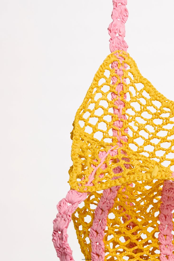 Zubehör Seafolly Wellengewebte Tragetasche rosa/gelb Frauen 6RVZTV765