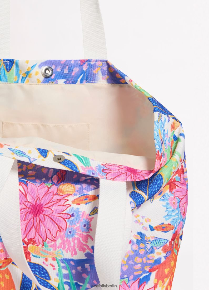 Zubehör Seafolly unter der Meereseinkaufstasche Weiß Frauen 6RVZTV764