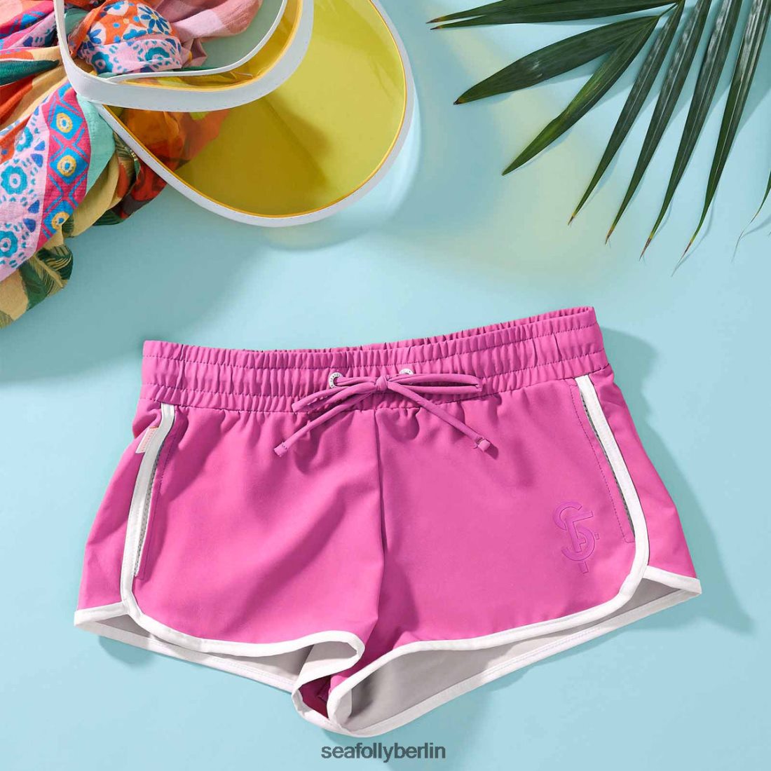 Badebekleidung Seafolly unverzichtbare Boardshorts Rosa Kinder 6RVZTV801