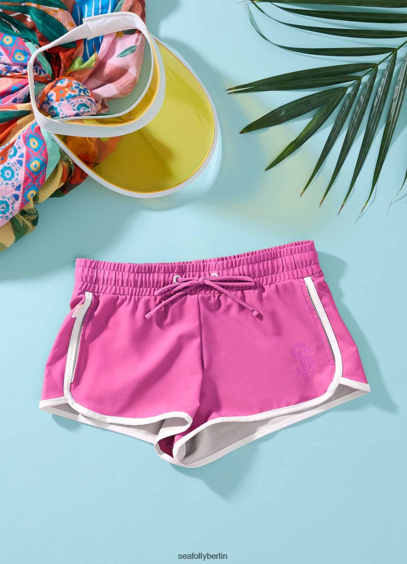 Badebekleidung Seafolly unverzichtbare Boardshorts Rosa Kinder 6RVZTV801