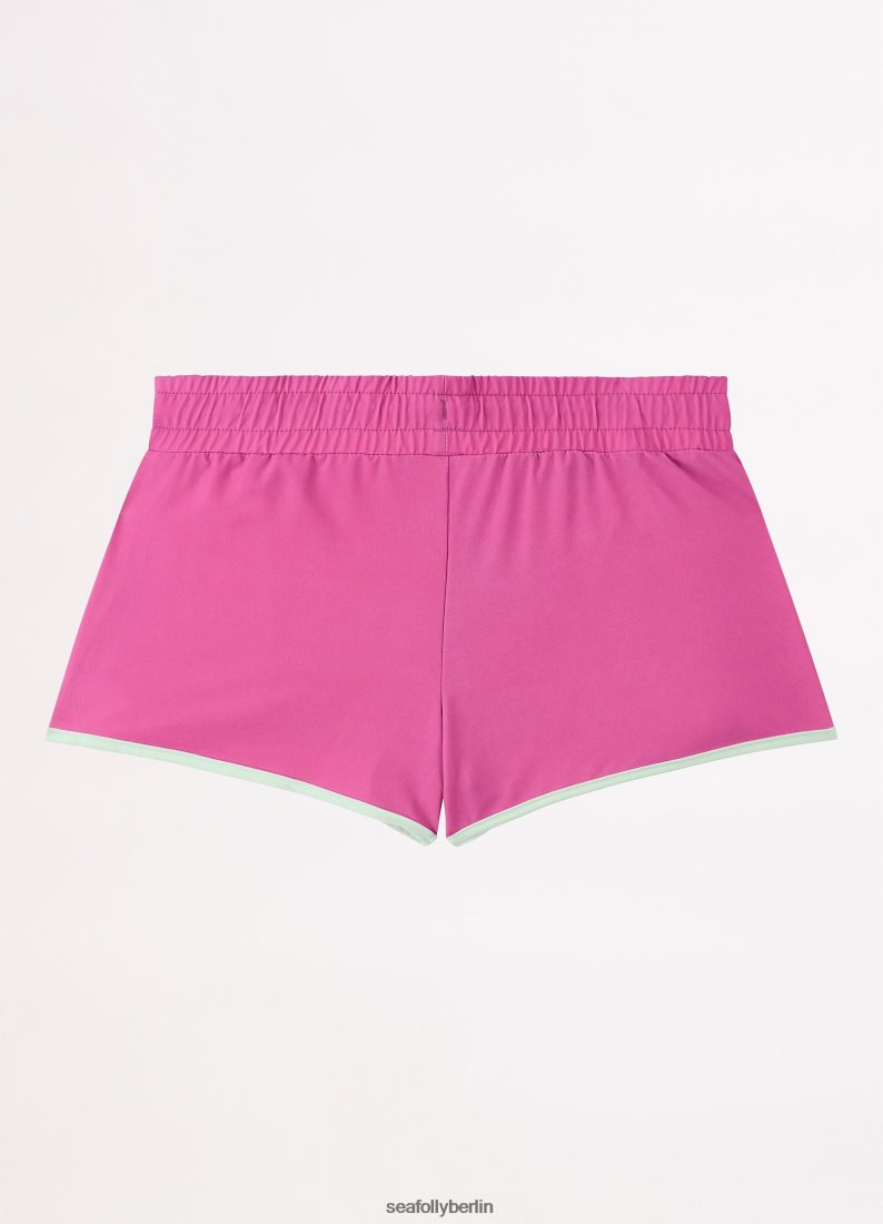 Badebekleidung Seafolly unverzichtbare Boardshorts Rosa Kinder 6RVZTV801